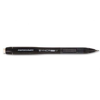 6 Papermate Syncro Black 0.7Mm Mechanical Pencils 25603 : Papermate Syncro : Office Products