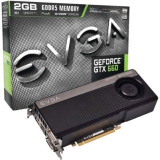 2QM4497   EVGA GeForce GTX 660 Graphic Card   993 MHz Core   2 GB GDDR5 SDRAM   PCI Express 3.0 x16: Computers & Accessories