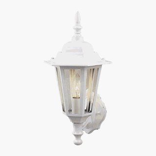 Craftmade Z150 04 Traditional / Classic Single Light Up Lighting Small Outdoor Wall Sconce from th, White   Wall Porch Lights  