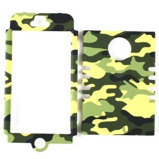 Cell Armor I5 RSNAP TE517 Rocker Snap On Case for iPhone 5   Retail Packaging   Yellow, Green and Black Camo: Cell Phones & Accessories