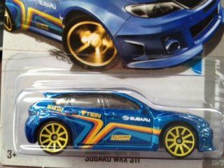 Hot Wheels HW Showroom Subaru WRX STI #25/250 (10 Yellow Spoke Wheel): Toys & Games