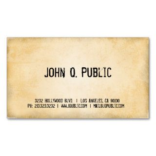 Antique Paper Business Card