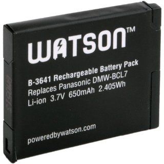 Watson DMW BCL7 Lithium Ion Battery Pack (3.7V, 650mAh)  Digital Camera Batteries  Camera & Photo