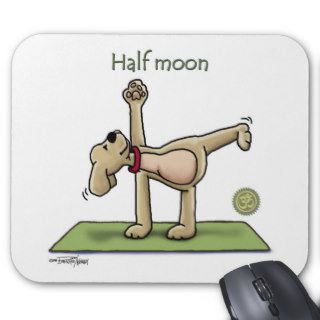 Halfmoon Yoga Time Mouse Pad