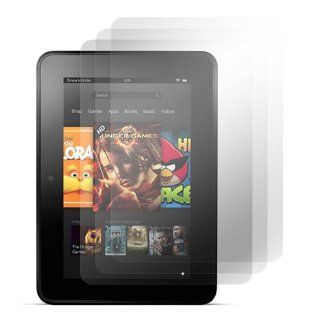 3 Pc High Quality Glossy Screen Guard Protector for  Kindle Fire HD 7" Tablet: Computers & Accessories