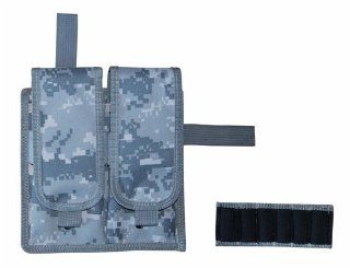 ACU Digital Velcro Attachable Double Magazine Pouch for Airsoft, Hunting, & Shooting : Gun Ammunition And Magazine Pouches : Sports & Outdoors