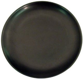 CAC China 666 21 BK Japanese Style 12 Inch Non Glare Glaze Black Coupe Round Plate, Box of 12: Kitchen & Dining