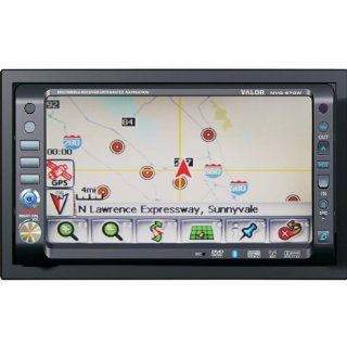 Valor NVG 670W 6.5 Inch Double Din Touch Screen Navigation System : In Dash Vehicle Gps Units : Car Electronics