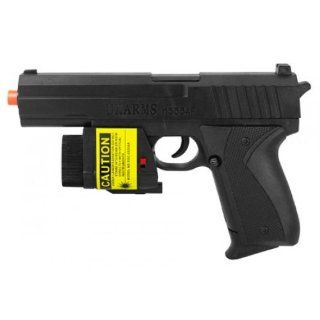 UKARMS M555AF Spring Airsoft Pistol FPS 200 w/ Aiming Sight, Tactical Flashlight : Airsoft Rifles : Sports & Outdoors