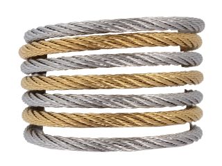 Charriol Ring Modern Cable Mix 02 34 S760 00 Stainless Steel Gold