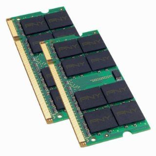 PNY OPTIMA 2GB (2x1GB) Dual Channel Kit DDR2 667 MHz PC2 5300  Notebook / Laptop SODIMM Memory Modules MN2048KD2 667: Electronics