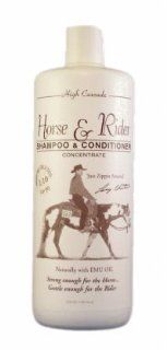 Emu Oil   Horse & Rider Shampoo/Conditioner Concentrate 32oz: Health & Personal Care