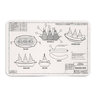 Engineering Blueprint Placemats
