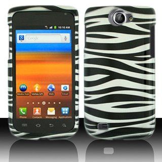 Black White Zebra Stripe Hard Cover Case for Samsung Galaxy Exhibit 4G SGH T679: Cell Phones & Accessories