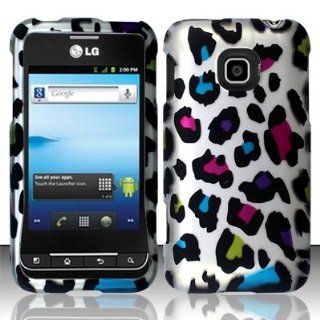 LG Optimus 2 AS680 / Optimus Net L45C Case (Alltel / Straight Talk / Net10) Ravishing Leopard Design Hard Cover Protector with Free Car Charger + Gift Box By Tech Accessories: Cell Phones & Accessories