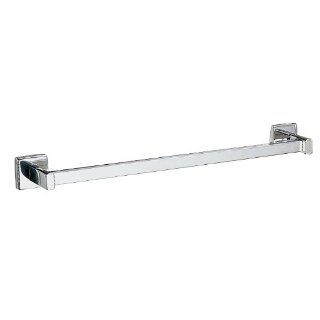Bobrick 673x18 304 Stainless Steel Surface Mounted Square Towel Bar, Bright Finish, 18" Length: Industrial & Scientific