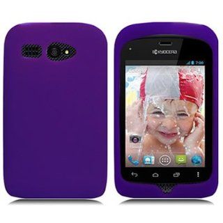CoverON(TM) Soft Silicone PURPLE Skin Cover Case for KYOCERA C5170 HYDRO BOOST MOBILE [WCM15]: Cell Phones & Accessories