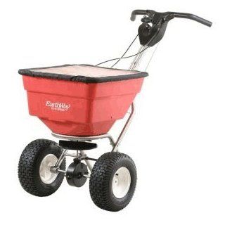Large Capacity Commercial Spreader   100 lb. Capacity   LARGE CAPACITY COMMERCIAL SPREADER  31 LBS.: Home Improvement