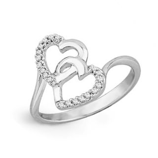 heart promise ring in sterling silver orig $ 99 00 now $ 84 15 ring