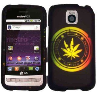Weed Plant Hard Case Cover for LG Optimus M MS690 LG Optimus C: Cell Phones & Accessories