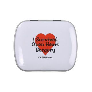 I Survived Open Heart Surgery Candy Tin