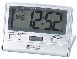 Shop Oregon Scientific AS688NE S Widescreen Nightfinder Travel Alarm Clock, Silver at the  Home Dcor Store