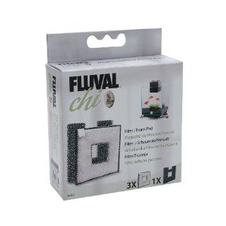 Fluval Chi Filter Replacement  3 Filter Cartridges and 1 Foam Biological Cartridge : Aquarium Filter Accessories : Pet Supplies