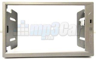 New Medium Silver Double Din ABS Frame For Lilliput 629 or EBY 701: Computers & Accessories