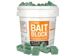 JT Eaton 709 PN Bait Block Rodenticide Anticoagulant Bait, Peanut Butter Flavor, For Mice and Rats (Pail of 72): Industrial & Scientific