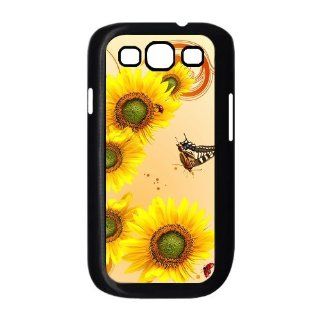 Samsung Galaxy S3 I9300/I9308/I939 Sunflower sunflower Case Colorful Sunflower Stained Glass Sunflowers By Van Gogh Yellow Sunflower Butterfly Case Covers at NewOne Cell Phones & Accessories