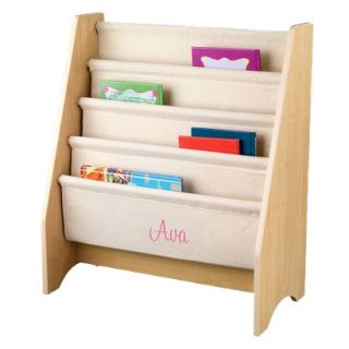 Kidkraft Kids Bookcase: Kidkraft Natural Sling Bookshelf   Pink Ava