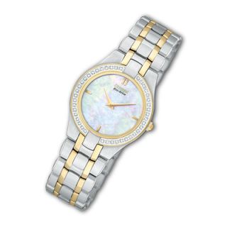 clearance ladies citizen stiletto eco drive watch with mother of pearl