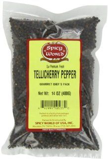 Spicy World Tellicherry Pepper, 14 Ounce Unit : Peppercorns : Grocery & Gourmet Food