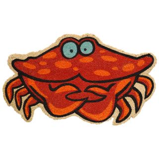 Crab coir With Vinyl Backing Doormat (17x29)