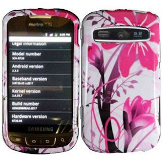 Pink Splash Hard Case Cover for Samsung Admire R720 Rookie Cell Phones & Accessories