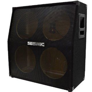 Seismic Audio   SA 412SlantEmpty   4x12 Slant Empty Guitar Cabinet   No Woofers / Speakers   Live Sound Pro Audio New: Musical Instruments