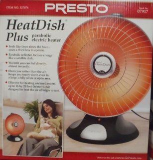 Parabolic Heatdish Plus Electric Heater : Portable Outdoor Heating : Patio, Lawn & Garden
