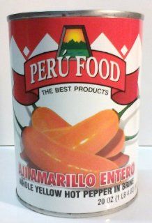 Peru Food Aji Amarillo En Lata Yellow Pepper Canned 20 Oz. : Chile Peppers Produce : Grocery & Gourmet Food