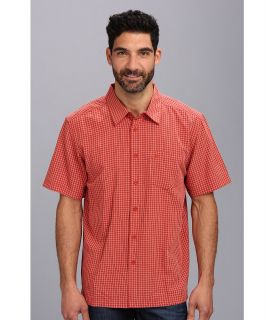 Quiksilver Waterman Pavones S/S Shirt Mens Short Sleeve Button Up (Red)