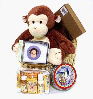The Monkey Business Baby Gift Basket for a Boy or Girl : Baby