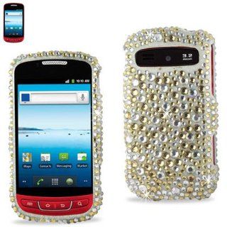 Reiko DPC SAMR720 14 Fashionable Premium Bling Diamond Protective Case for Samsung Admire (R720)   1 Pack   Retail Packaging   Multi: Cell Phones & Accessories
