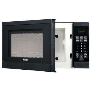 Haier Zhmc720bebb .7 Cubic Ft 700 Watt Microwave (Black): Countertop Microwave Ovens: Kitchen & Dining