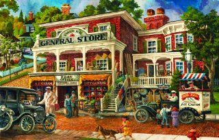 Fannie Mae's General Store Jigsaw Puzzle: Toys & Games