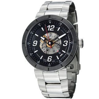 Oris Motor Sport TT1 Skeleton Engine Men's Stainless Steel Automatic Watch 73376684114MB: Oris: Watches