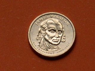 2007 James Madison Presidential $1 Coin   4th President, 1809 1817 Y04: Toys & Games