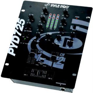 Pyle Pro PYD725 2 Channel Professional Mixer: Musical Instruments