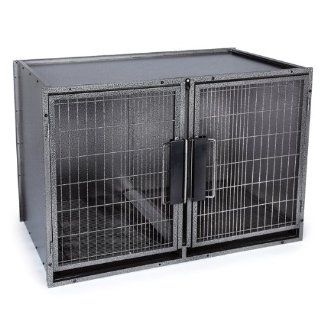 ProSelect Large Modular Kennel Cage Graphite : Pet Cages : Pet Supplies