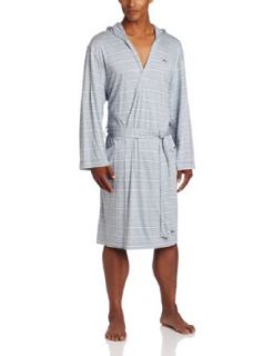 Tommy Bahama Men's Cotton Modal Jersey Robe, Chambray Stripe, XX Large at  Mens Clothing store