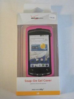OEM Verizon Lg Ally VS740 Pink Snap On Gel Cover: Cell Phones & Accessories