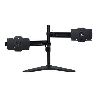 Dyconn Raven (DE732S S) Vanguard Series Gaming Mount   Dual Monitor Mount Stand with Independent Arm Height Adjustments   Supports 24 Inch to 32 Inch Monitor, Display, TV, Panel, LCD, LED: Computers & Accessories